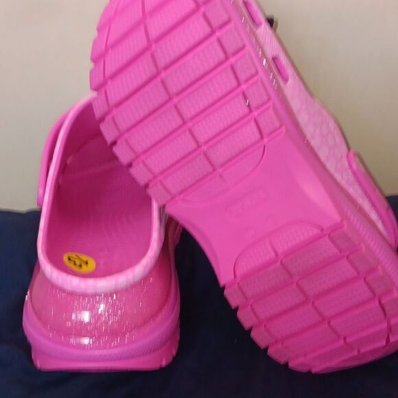 NWT Crocs Barbie The Movie* Mega Crush Clog- Platform- 13 Cosplay - Spice Girls - Picture 2 of 10